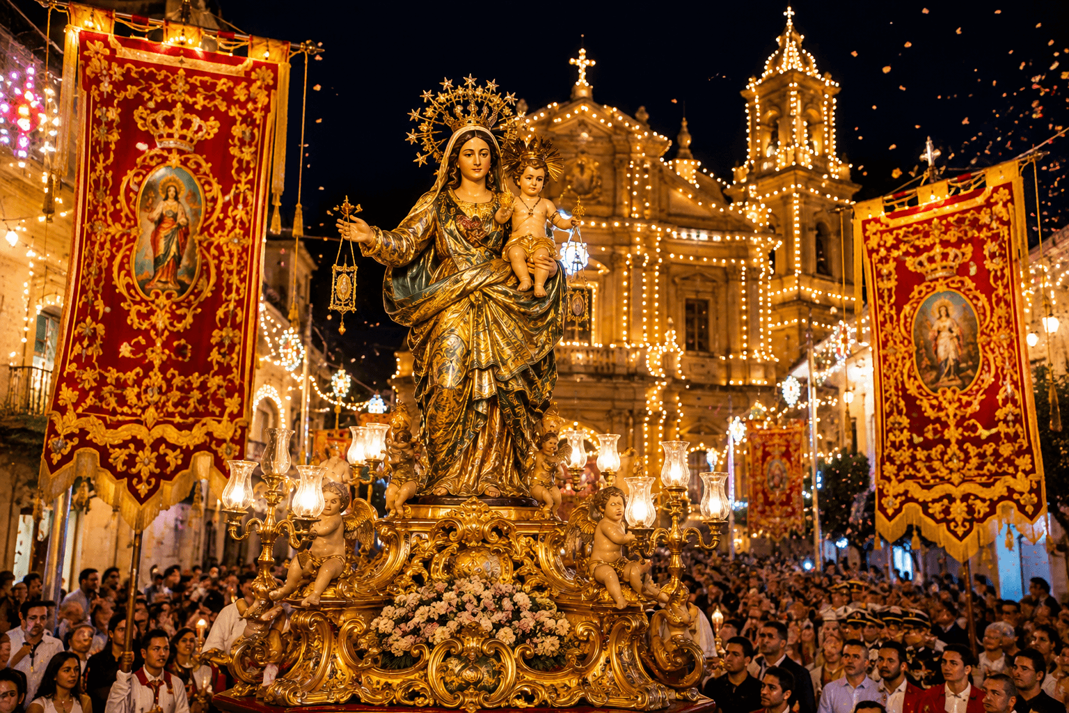 Our Lady of Graces Feast celebrations in Ħaż-Żabbar, Malta