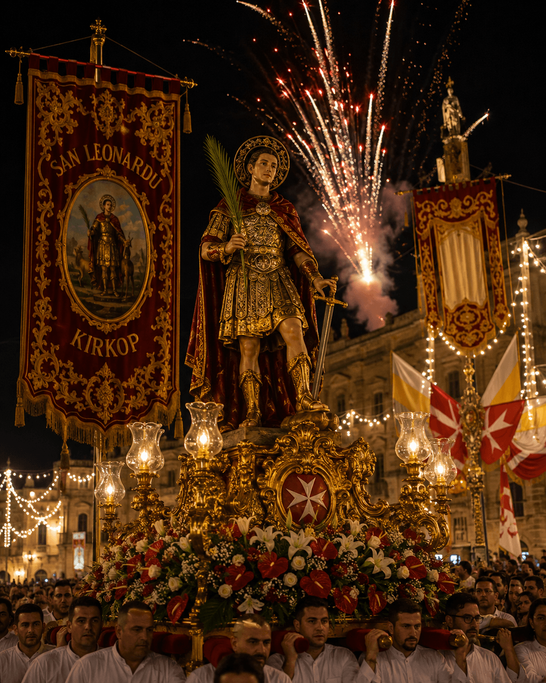 St Leonard’s Feast celebrations in Ħal Kirkop, Malta